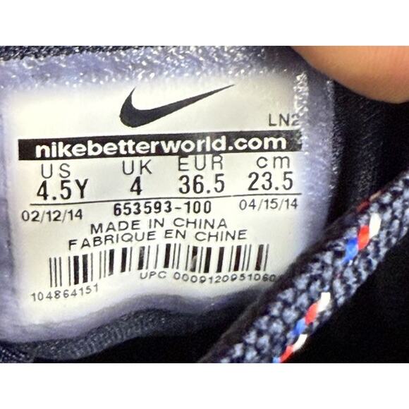 Nike Kobe 9 IX Independence Day - Kids Youth Size 4.5 (653593-100) Women’s Sz 6 - Picture 12 of 12